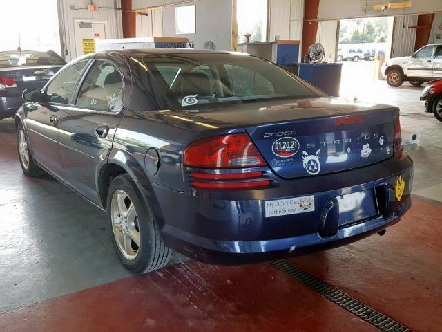 1B3EL46XX6N175796 - 2006 DODGE STRATUS SX BLUE photo 3