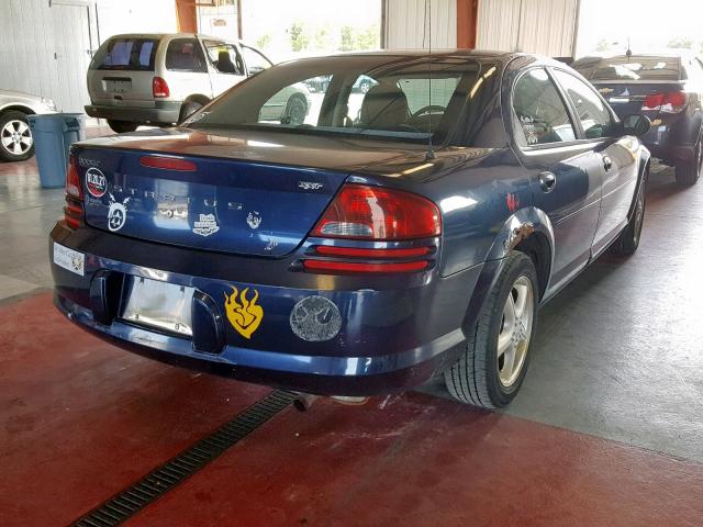 1B3EL46XX6N175796 - 2006 DODGE STRATUS SX BLUE photo 4