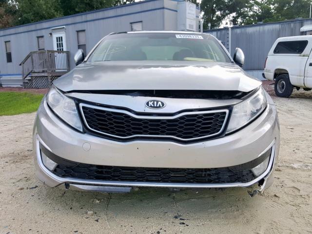 KNAGM4AD4D5039448 - 2013 KIA OPTIMA HYB SILVER photo 9