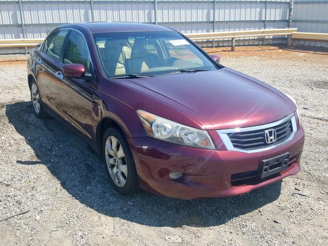 1HGCP368X8A018830 - 2008 HONDA ACCORD EXL BURGUNDY photo 1