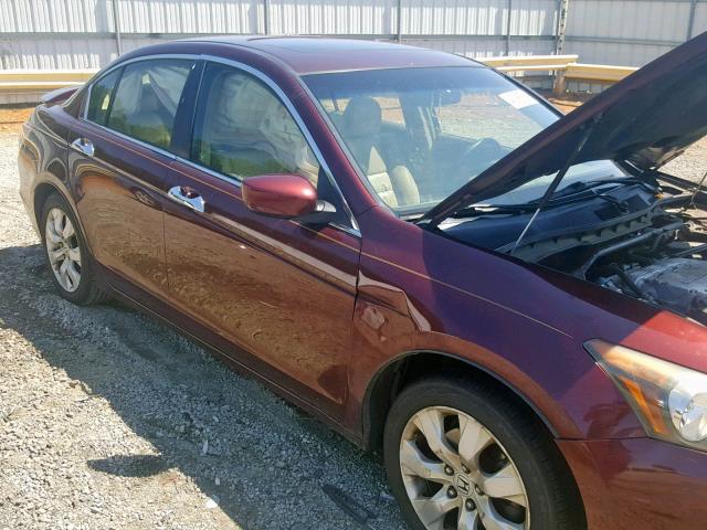 1HGCP368X8A018830 - 2008 HONDA ACCORD EXL BURGUNDY photo 9