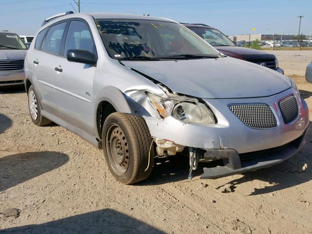 5Y2SL65808Z401587 - 2008 PONTIAC VIBE SILVER photo 1