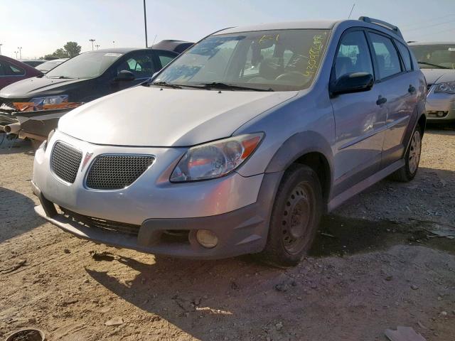 5Y2SL65808Z401587 - 2008 PONTIAC VIBE SILVER photo 2