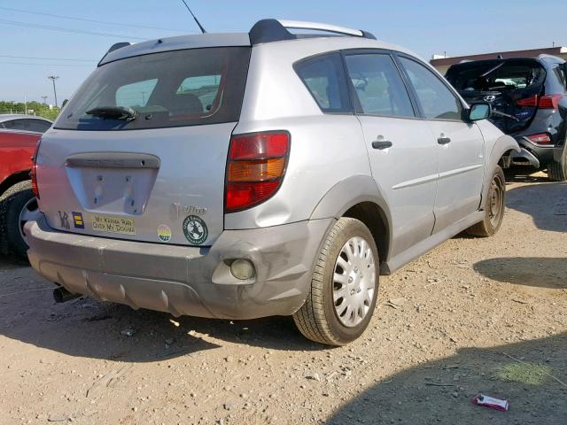 5Y2SL65808Z401587 - 2008 PONTIAC VIBE SILVER photo 4