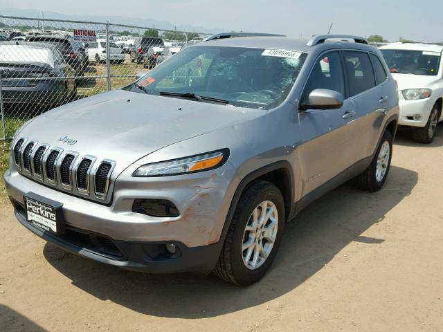 1C4PJMCB8GW213270 - 2016 JEEP CHEROKEE L SILVER photo 2