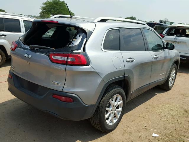 1C4PJMCB8GW213270 - 2016 JEEP CHEROKEE L SILVER photo 4