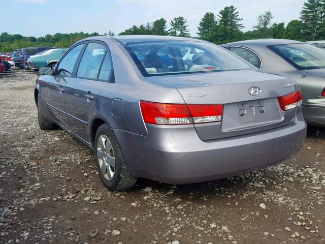 KMHET46C96A118939 - 2006 HYUNDAI SONATA GL SILVER photo 3