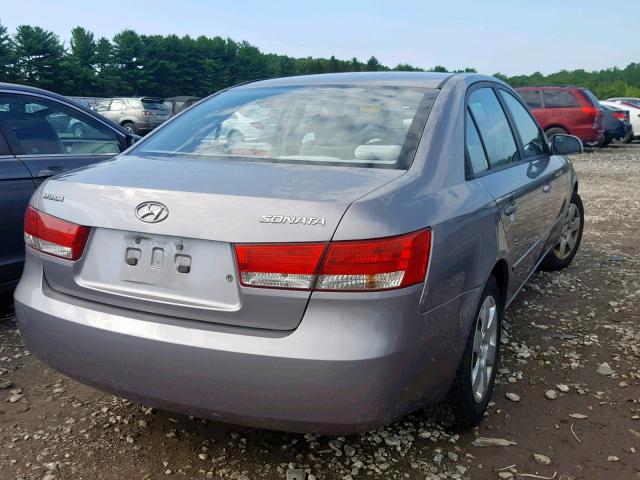 KMHET46C96A118939 - 2006 HYUNDAI SONATA GL SILVER photo 4