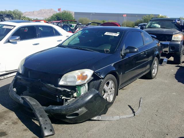 1G1AL18F067657917 - 2006 CHEVROLET COBALT LT BLACK photo 2