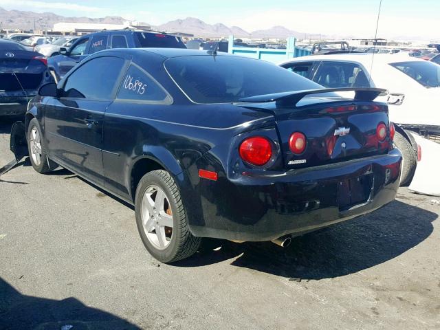 1G1AL18F067657917 - 2006 CHEVROLET COBALT LT BLACK photo 3