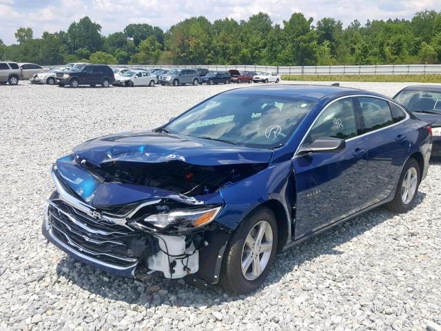 1G1ZB5ST3KF214219 - 2019 CHEVROLET MALIBU LS BLUE photo 2