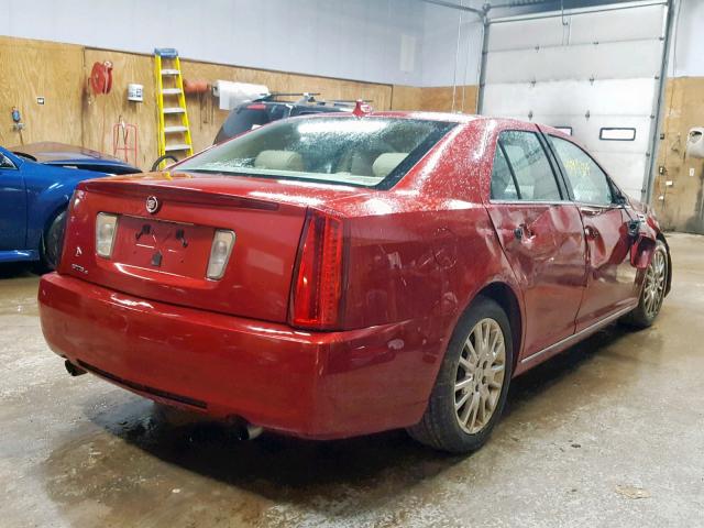 1G6DW6ED0B0160688 - 2011 CADILLAC STS LUXURY RED photo 4