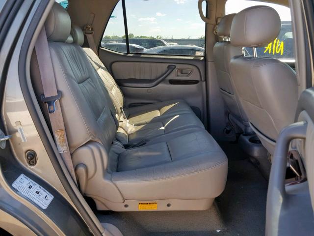 5TDZT38A84S227436 - 2004 TOYOTA SEQUOIA LI GRAY photo 6