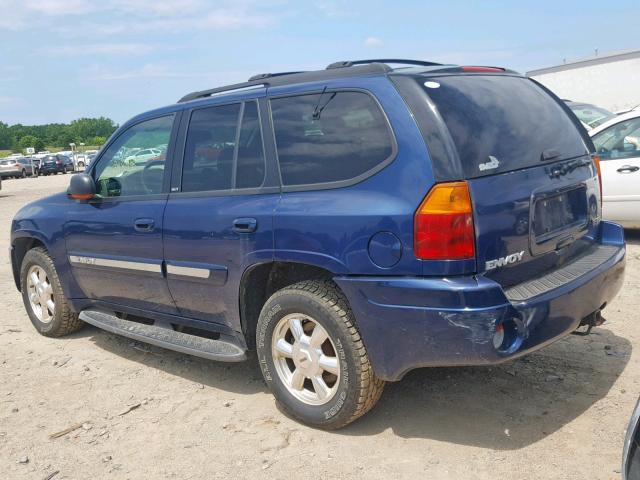 1GKDT13S032332156 - 2003 GMC ENVOY BLUE photo 3