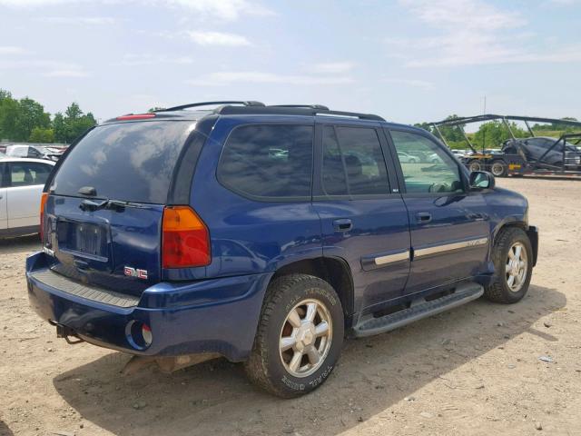 1GKDT13S032332156 - 2003 GMC ENVOY BLUE photo 4