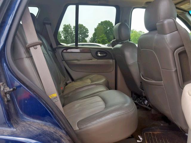 1GKDT13S032332156 - 2003 GMC ENVOY BLUE photo 6