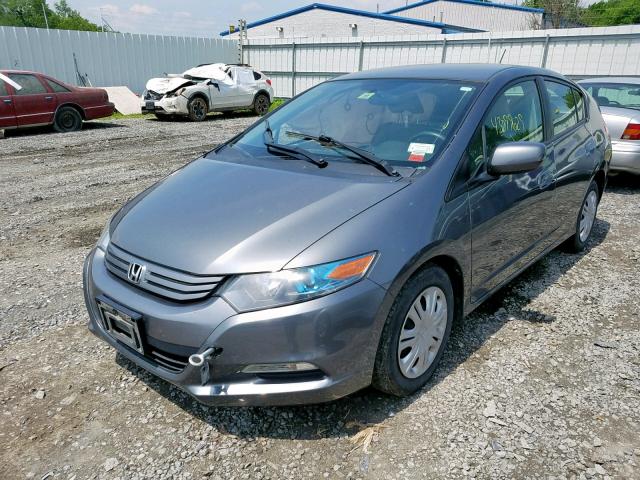 JHMZE2H37BS012798 - 2011 HONDA INSIGHT GRAY photo 2