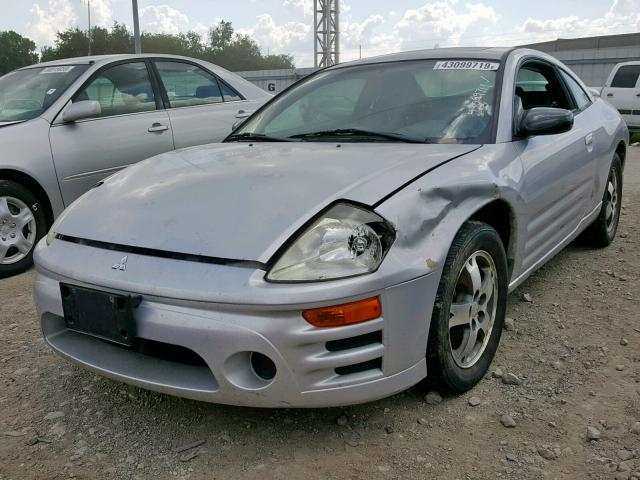 4A3AC44G03E169479 - 2003 MITSUBISHI ECLIPSE GS SILVER photo 2