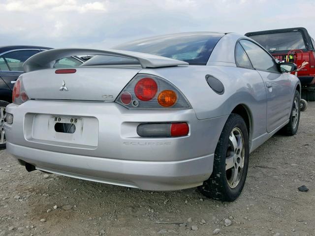 4A3AC44G03E169479 - 2003 MITSUBISHI ECLIPSE GS SILVER photo 4