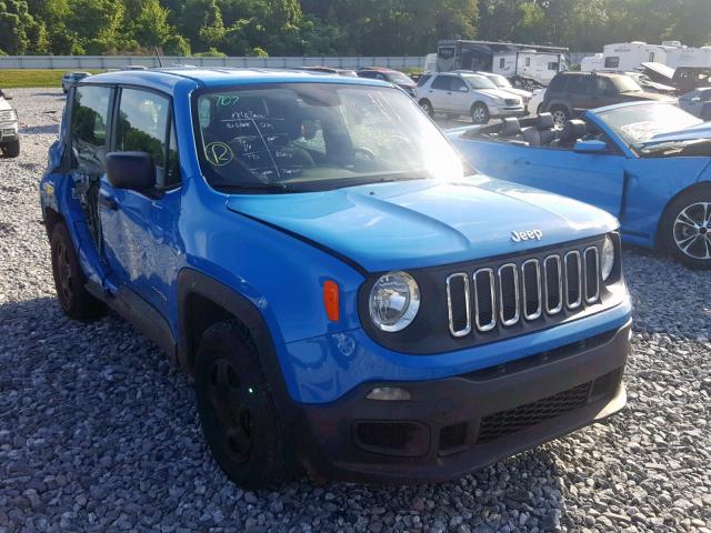 ZACCJAAH4FPC10611 - 2015 JEEP RENEGADE S 蓝色 照片 1