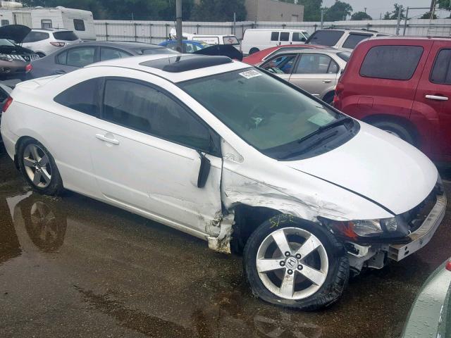 2HGFG12988H560400 - 2008 HONDA CIVIC EXL WHITE photo 1