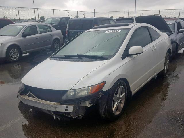 2HGFG12988H560400 - 2008 HONDA CIVIC EXL WHITE photo 2