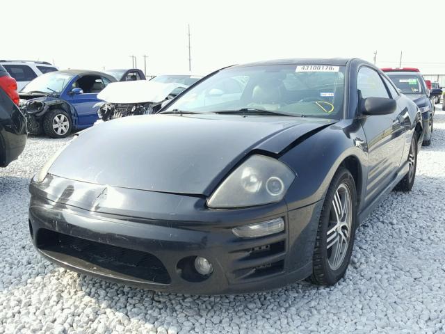 4A3AC74HX3E036304 - 2003 MITSUBISHI ECLIPSE GT BLACK photo 2