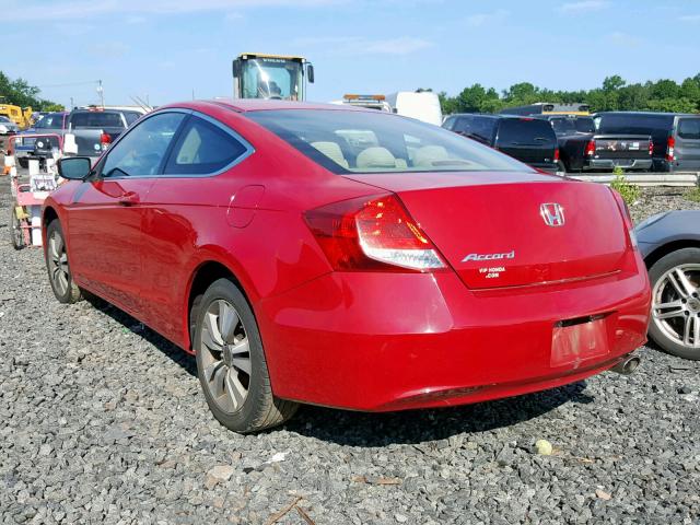 1HGCS1B35BA014785 - 2011 HONDA ACCORD LX- RED photo 3