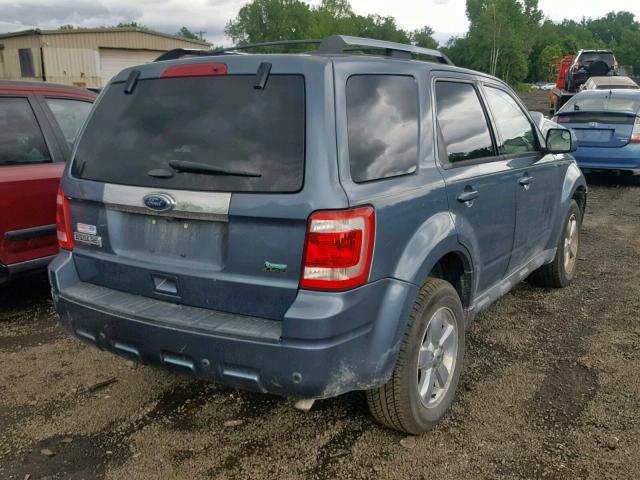 1FMCU9EG9BKC46706 - 2011 FORD ESCAPE LIM BLUE photo 4