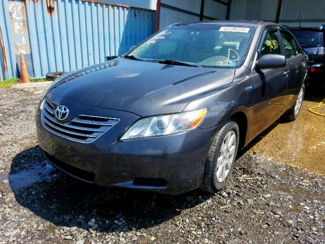 4T1BB46K49U075871 - 2009 TOYOTA CAMRY HYBR GRAY photo 2