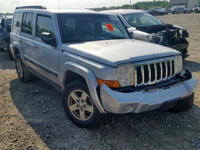 1J8HG48K67C684940 - 2007 JEEP COMMANDER SILVER photo 1