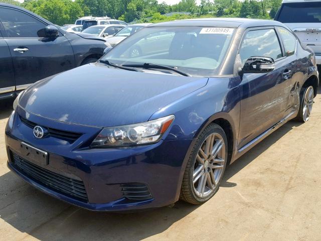 JTKJF5C75B3008288 - 2011 TOYOTA SCION TC ლურჯი ფოტო 2