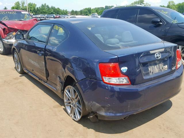 JTKJF5C75B3008288 - 2011 TOYOTA SCION TC ლურჯი ფოტო 3