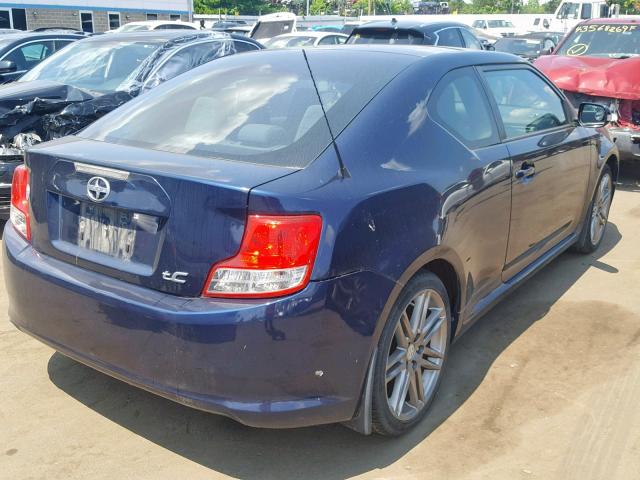 JTKJF5C75B3008288 - 2011 TOYOTA SCION TC ლურჯი ფოტო 4