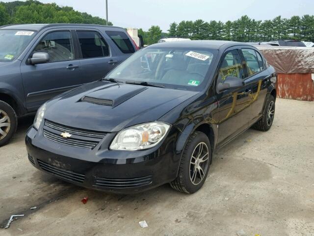 1G1AL58F587294878 - 2008 CHEVROLET COBALT LT BLACK photo 2