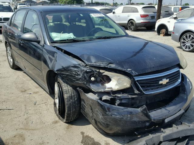 1G1ZS53826F254257 - 2006 CHEVROLET MALIBU LS შავი ფოტო 1