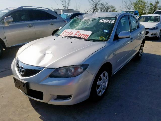 JM1BK32G591249562 - 2009 MAZDA 3 I SILVER photo 2