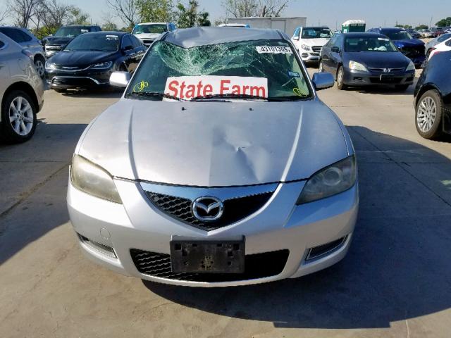 JM1BK32G591249562 - 2009 MAZDA 3 I SILVER photo 9