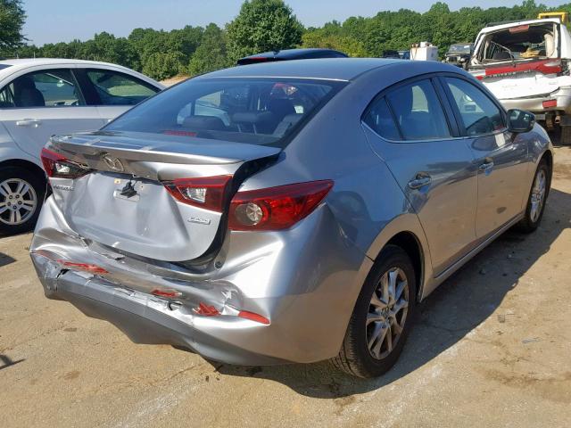 JM1BM1V76E1135610 - 2014 MAZDA 3 TOURING SILVER photo 4