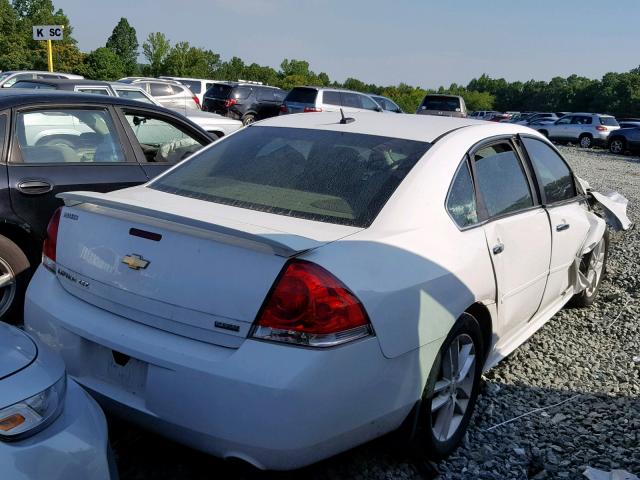 2G1WC5E37C1171797 - 2012 CHEVROLET IMPALA LTZ WHITE photo 4