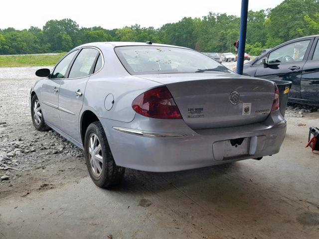2G4WD582X61230199 - 2006 BUICK LACROSSE C SILVER photo 3