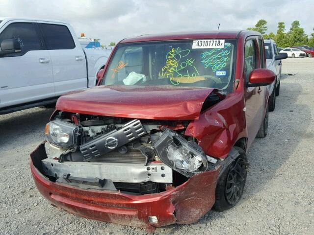 JN8AZ2KRXET350117 - 2014 NISSAN CUBE S RED photo 2