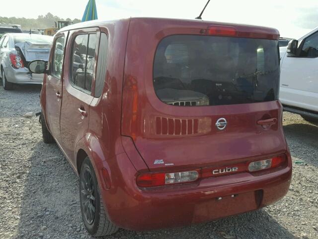 JN8AZ2KRXET350117 - 2014 NISSAN CUBE S RED photo 3