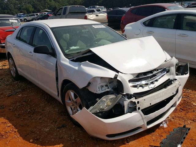 1G1ZA5EU9CF246343 - 2012 CHEVROLET MALIBU LS WHITE photo 1