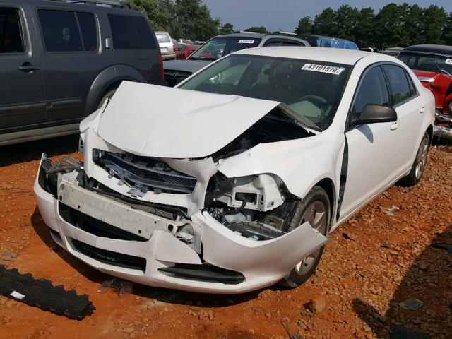 1G1ZA5EU9CF246343 - 2012 CHEVROLET MALIBU LS WHITE photo 2
