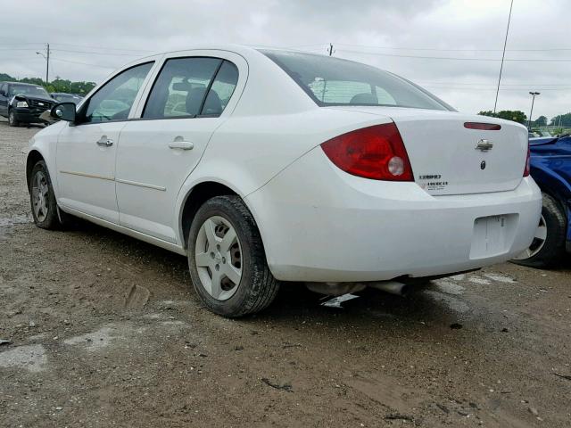 1G1AK52F957580515 - 2005 CHEVROLET COBALT WHITE photo 3