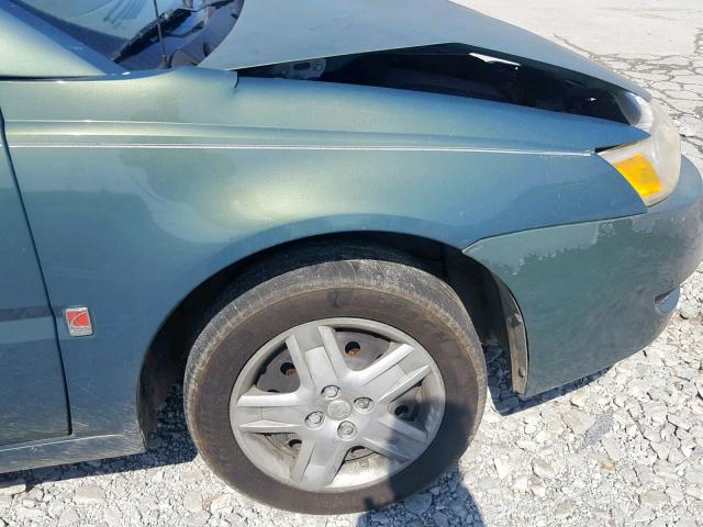1G8AJ55F77Z169329 - 2007 SATURN ION LEVEL GREEN photo 10