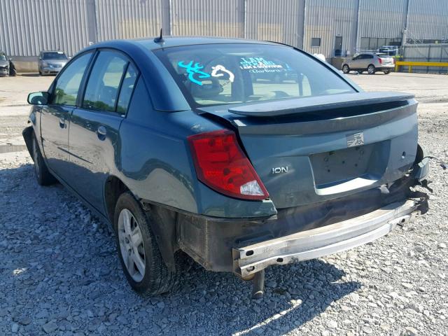 1G8AJ55F77Z169329 - 2007 SATURN ION LEVEL GREEN photo 3