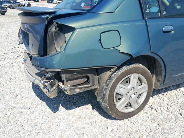 1G8AJ55F77Z169329 - 2007 SATURN ION LEVEL GREEN photo 9
