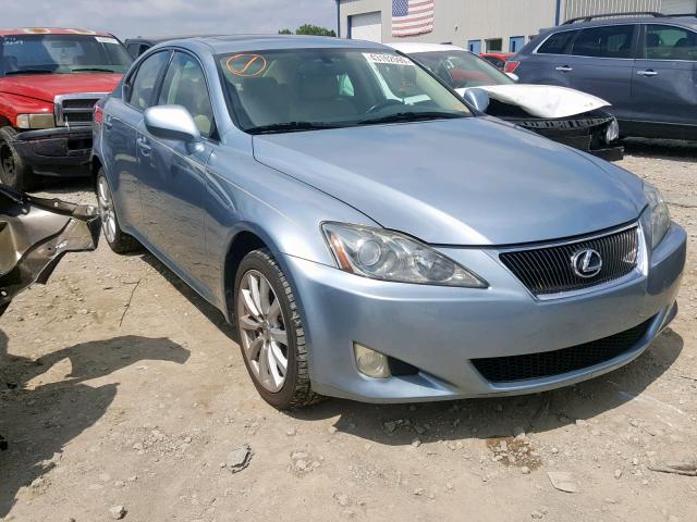 JTHCK262262002968 - 2006 LEXUS IS 250 BLUE photo 1